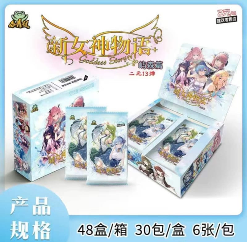 lucky goddess booster box Story TCG Premium (Lucky Goddess) Toys & Games Goddess Feast 4 Blue Booster