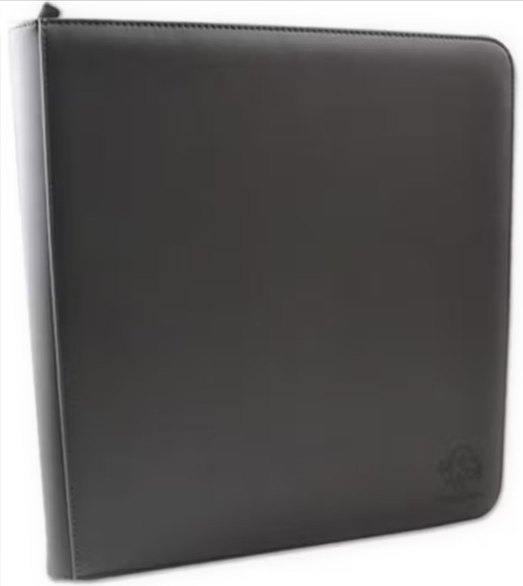 12 Pocket Black Lotus Side Loading Zip Card Binder | 480 cards