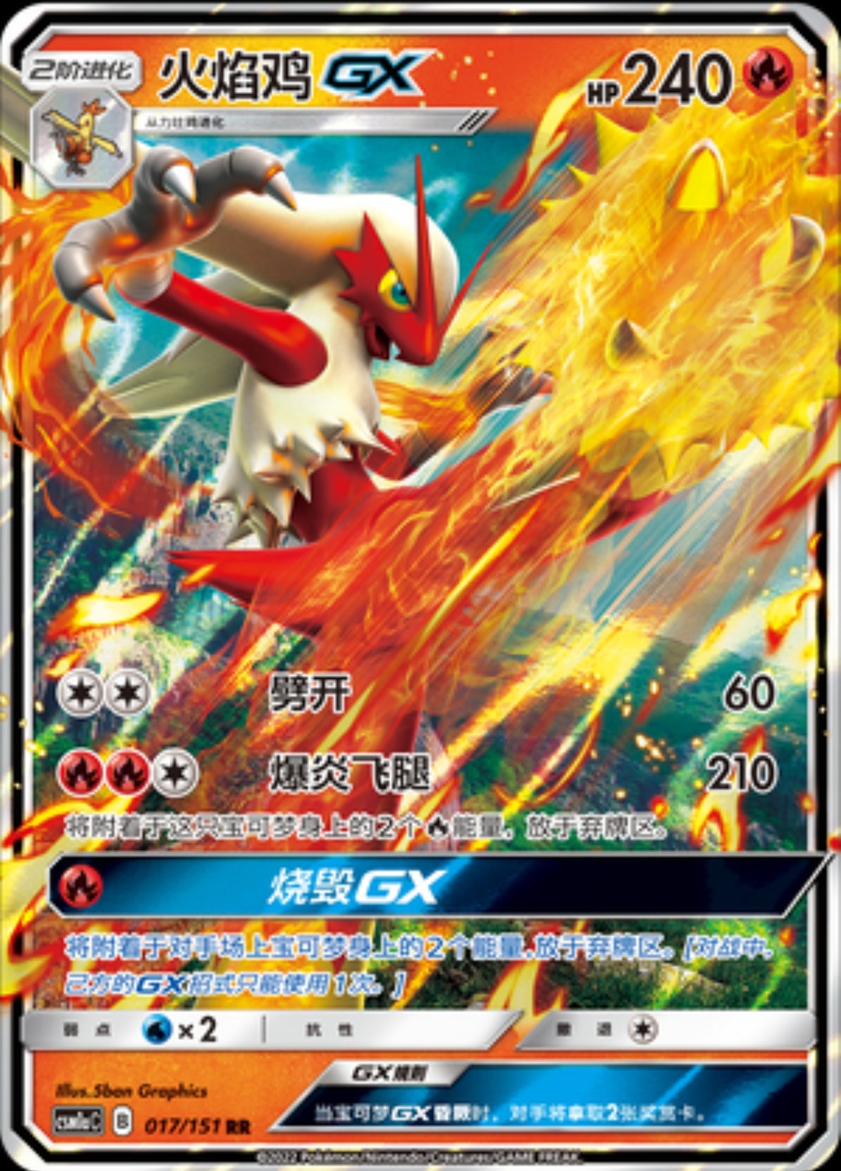 Blaziken GX CN