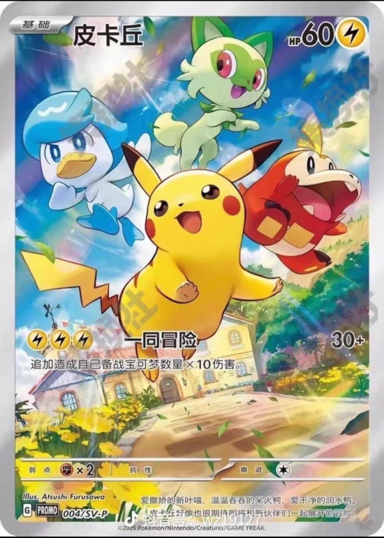 Pikachu Sealed promo